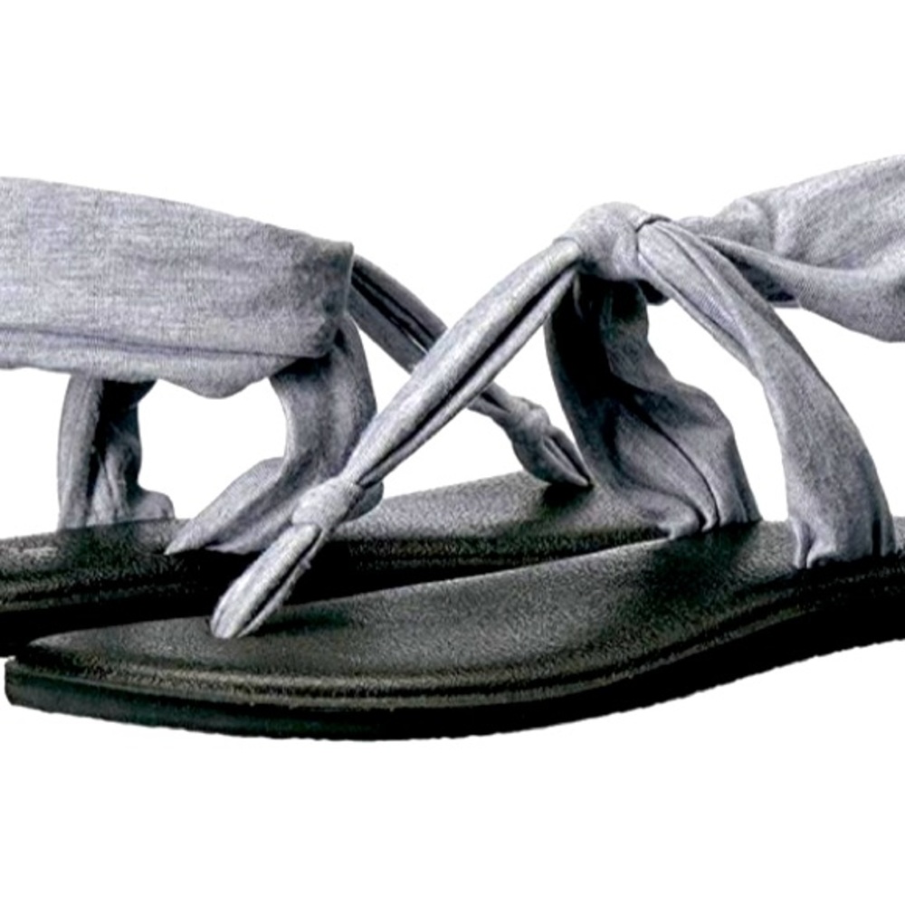 SANUK Yoga Sling “Ella” Sandals in Grey. Women’s size 7, New with Tags - Picture 3 of 13